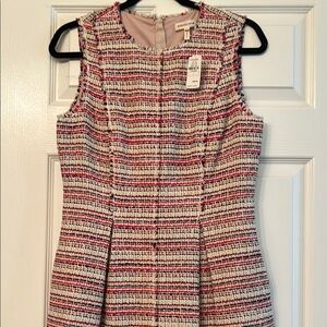 Rebecca Taylor Tweed Sleeveless Dress